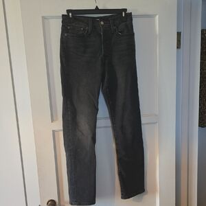 Levi's Women's Black Straight Leg Jeans